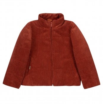 Демисезонная куртка для девочки Bembi 4 - 6 лет Вельвет Терракотовый КТ259