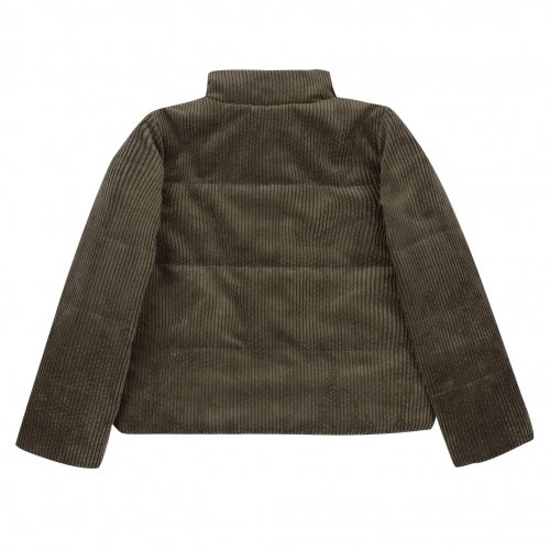 Демисезонная куртка для девочки Bembi 4 - 6 лет Вельвет Хаки КТ259