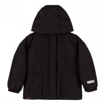 Демисезонная куртка для девочки Bembi 4 - 6 лет Плащевка Черный КТ264