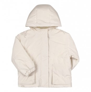 Демисезонная куртка для девочки Bembi 4 - 6 лет Плащевка Молочный КТ264