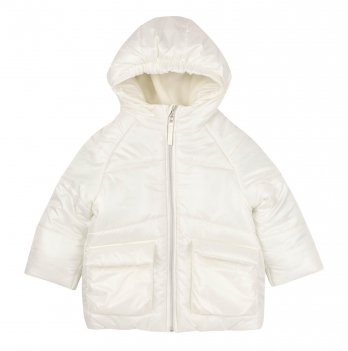 Зимняя куртка на девочку Bembi 2 - 6 лет Водоотталкивающая плащевка Молочный КТ304