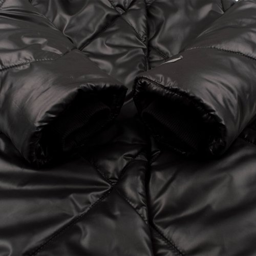 Зимняя куртка на девочку Bembi 4 - 6 лет Водоотталкивающая плащевка Черный КТ306
