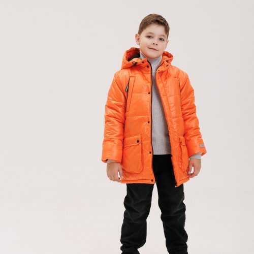 Зимняя куртка на мальчика Bembi 4 - 6 лет Водоотталкивающая плащевка Синий КТ309
