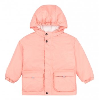 Куртка демисезонная детская Bembi Autumn 2023 1 - 1,5 лет Плащевка Коралловый КТ313