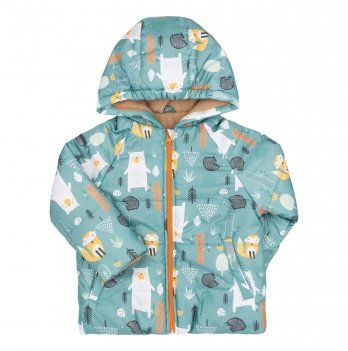 Куртка демисезонная детская Bembi Autumn 2023 1 - 1,5 лет Плащевка Зеленый КТ314