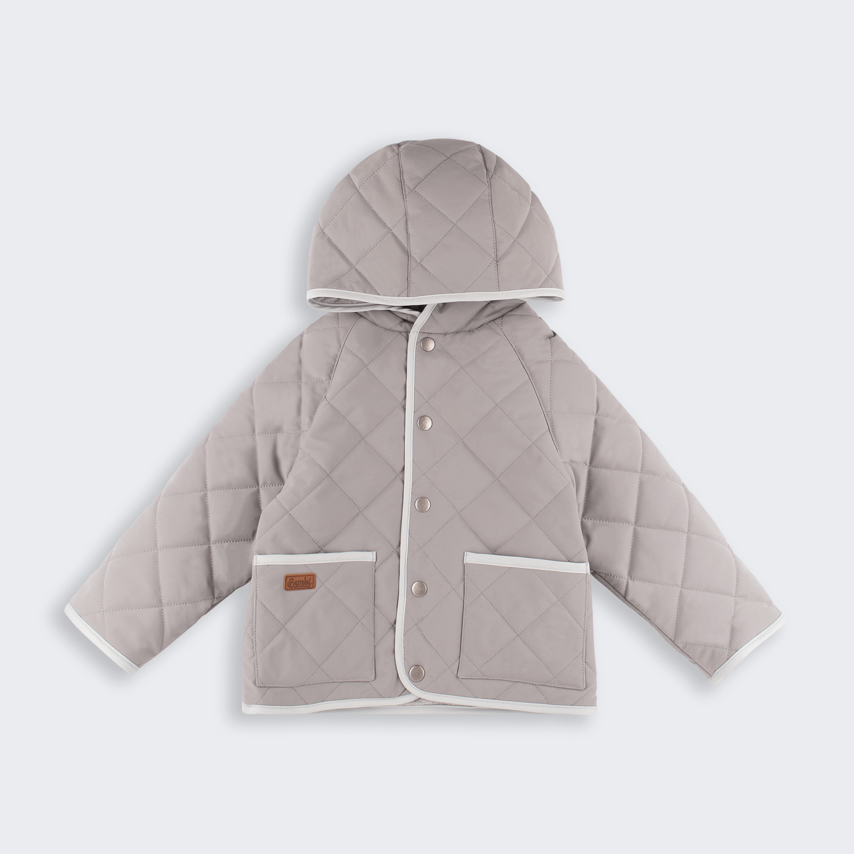 Куртка демисезонная детская Bembi 1,5 - 5 лет Плащевка Серый X00 КТ338