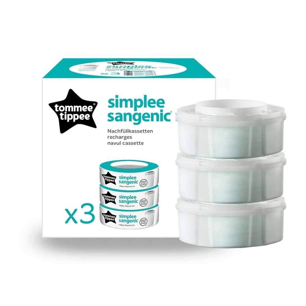 Кассета сменная Tommee Tippee Sangenic Simplee для накопителя подгузников 3 шт TT0126