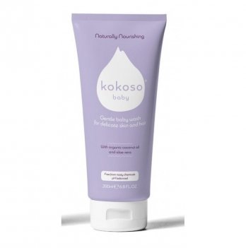 Детское средство для мытья волос и тела Kokoso Baby с нежным ароматом, 200 мл