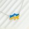 Серебряное колье женское UD Kashtan Карта Украины ВС-411ЕР