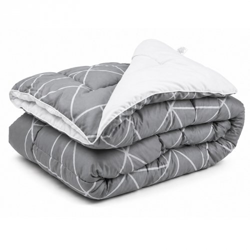 Одеяло зимнее односпальное Руно Crystal Grey Серый 140х205 см 321.52_Crystal Grey