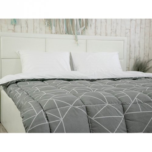 Одеяло зимнее двуспальное Руно Crystal Grey Серый 172х205 см 316.52_Crystal Grey