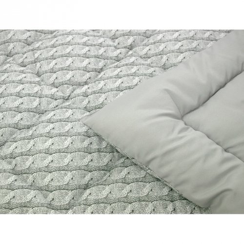 Одеяло зимнее евро двуспальное Руно Grey Braid 200х220 см Серый Р322.52_Grey Braid