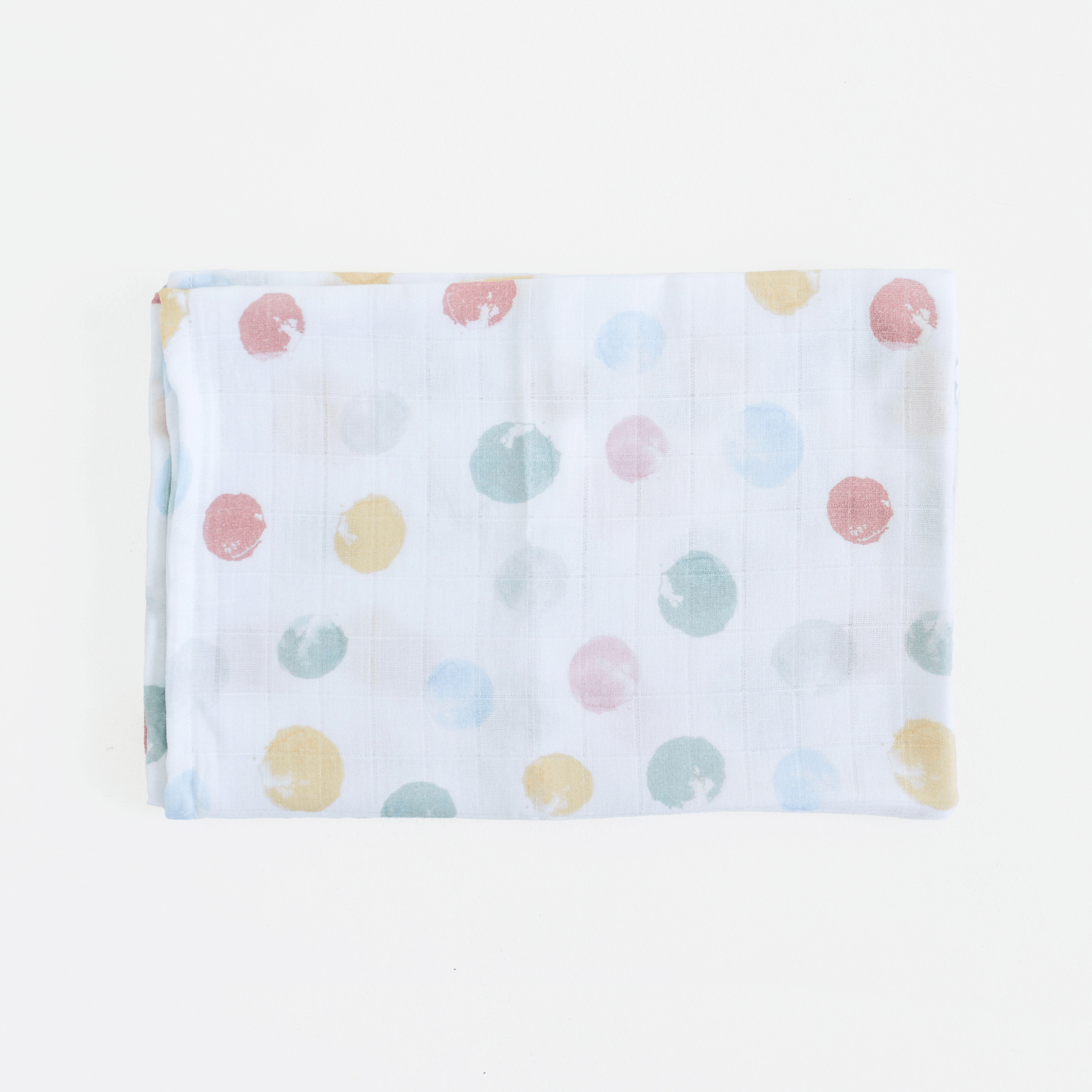 Муслиновая пеленка для детей ELA Textile&Toys Кружочки Белый/Розовый/Синий 100х80 см DM001D Муслиновая пеленка для детей ELA Textile&Toys Кружочки Белый/Розовый/Синий 100х80 см DM001D