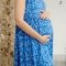 Летнее платье для беременных и кормящих Lullababe Sofia Blue Синий LB04SF127