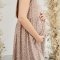 Летнее платье для беременных и кормящих Lullababe Sofia Beige Бежевый LB04SF140