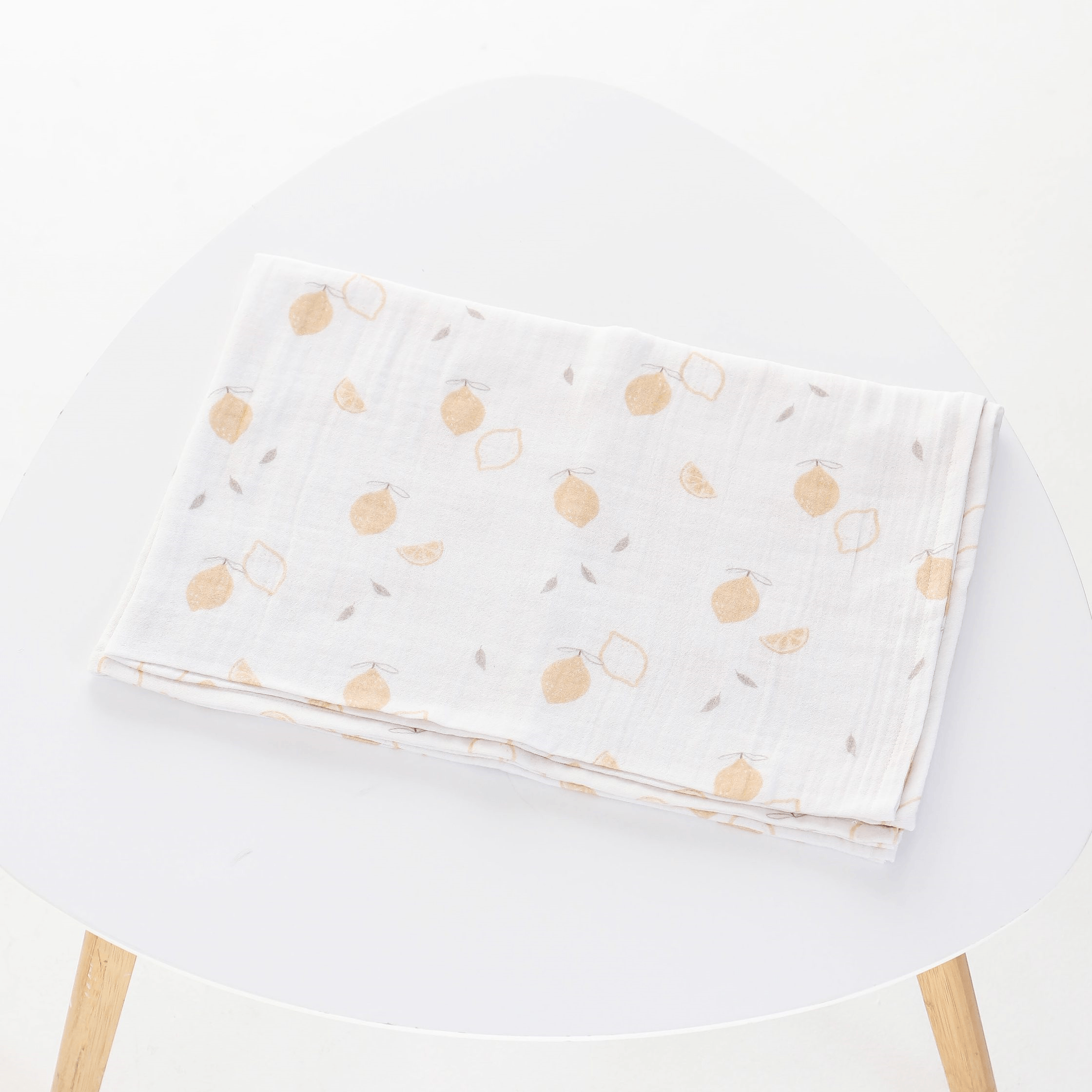 Муслиновая пеленка для детей ELA Textile&Toys Лимоны Муслин Белый/Желтый 100х80 см DM001ES Муслиновая пеленка для детей ELA Textile&Toys Лимоны Муслин Белый/Желтый 100х80 см DM001ES