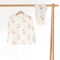 Пижама детская ELA Textile&Toys Лисички 2 - 8 лет Интерлок Белый/Бежевый PJ006FX