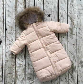 Зимний комбинезон конверт для новорожденных Magbaby SuperStar 0 - 6 мес Бежевый 106100