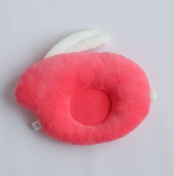 Ортопедическая подушка для новорожденных ELA Textile&Toys Кролик Малиновый P001BARBIE