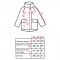 Зимняя куртка парка детская с опушкой ДоРечі Волшебный лес 2 - 5 лет Черный/Розовый 2060