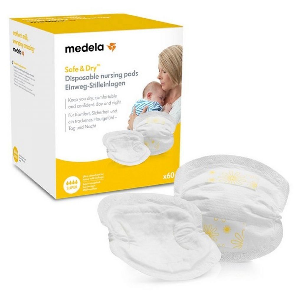 Одноразовые прокладки Disposable Nursing Pads NEW Medela - 60шт.