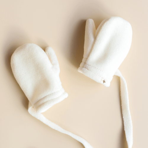 Детские флисовые варежки Magbaby Diego 0 - 4 лет Молочный 101390