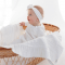 Муслиновый плед для новорожденных ELA Textile&Toys Муслин Молочный 90х90 см BMR003ML