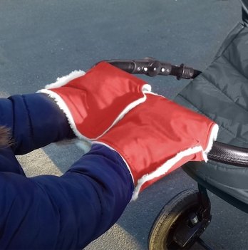 Муфта на коляску для рук Ontario Baby Winter Muff Красный ART-0000294