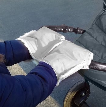 Муфта на коляску для рук Ontario Baby Winter Muff Белый ART-0000302