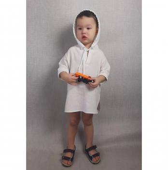 Муслиновая туника детская JULA KIDS Энтони 2 - 7 лет Белый 75696