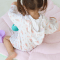 Муслиновая туника детская ELA Textile&Toys Мороженное 1 - 2 лет Муслин Белый/Розовый/Бежевый MT001IC