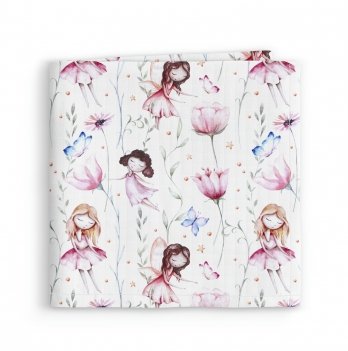 Муслиновая пеленка для детей Cosas Розовый Fairies Flowers Rose