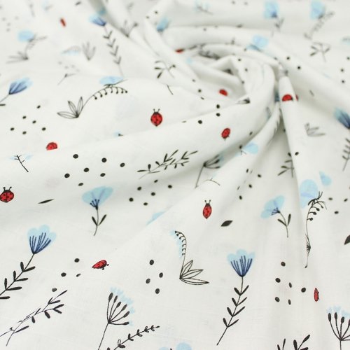 Муслиновая пеленка для детей Cosas Голубой Bush Light Blue