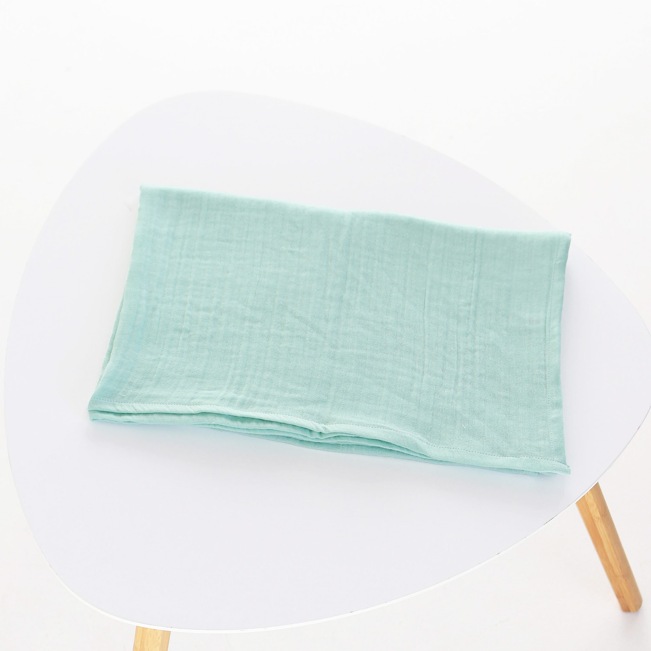Муслиновая пеленка для детей ELA Textile&Toys Однотон Муслин Мятный 100х80 см MD002MT Муслиновая пеленка для детей ELA Textile&Toys Однотон Муслин Мятный 100х80 см MD002MT