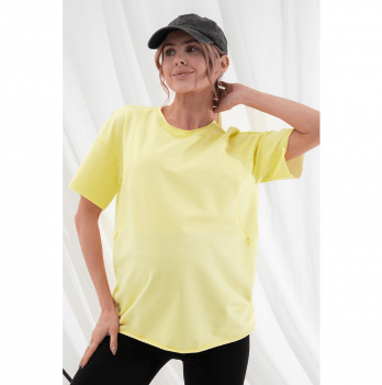 Футболка для беременных и кормящих Юла Мама Viva Лимонный NR-25.032