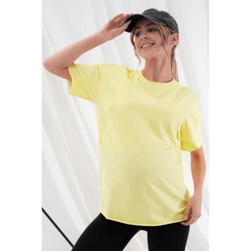Футболка для беременных и кормящих Юла Мама Viva Лимонный NR-25.032