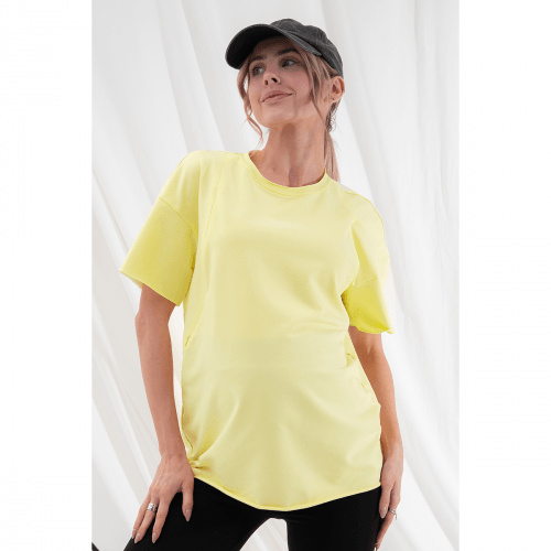 Футболка для беременных и кормящих Юла Мама Viva Лимонный NR-25.032