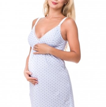 Ночная сорочка для беременных и кормящих мам DISSANNA 1247