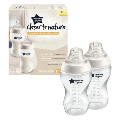 Набор антиколиковых бутылочек 2 шт Tommee Tippee Closer to Nature 3m+ 340 мл TT019