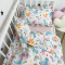 Детское постельное белье в кроватку Oh My Kids Funny Unicorns Ранфорс Розовый ПБ-128-Х