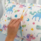 Постельное белье полуторное для подростков Oh My Kids Funny Unicorns Ранфорс Розовый ПБ-128-Х-1