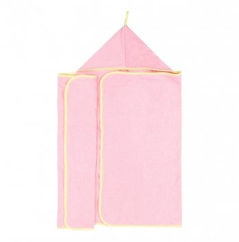Детское полотенце уголок махровое Bembi Махра Розовый 116х62 см ПЕ12