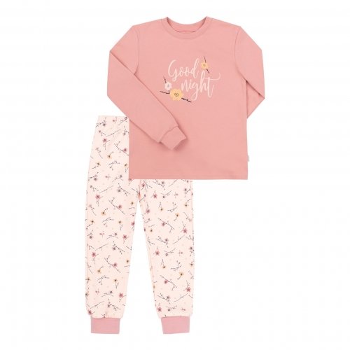 Пижама детская Bembi 2 - 5 лет Интерлок Розовый/Молочный ПЖ53
