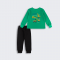 Пижама детская Bembi 1,5 - 5 лет Интерлок Зеленый/Черный ПЖ53