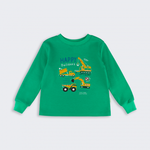 Пижама детская Bembi 1,5 - 5 лет Интерлок Зеленый/Черный ПЖ53