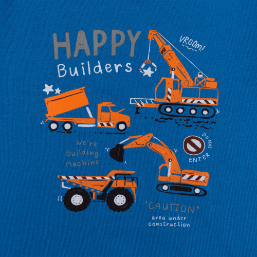 Пижама детская Bembi 1,5 - 5 лет Интерлок Синий/Черный ПЖ53