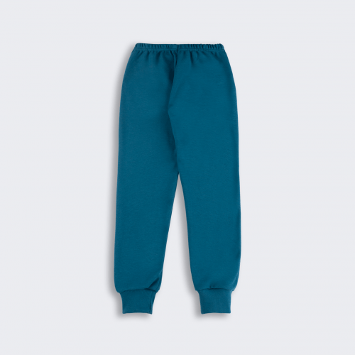 Пижама детская Bembi 6 - 11 лет Интерлок Бежевый/Бирюзовый ПЖ53