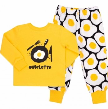 Пижама детская Bembi 2 - 5 лет Интерлок Желтый ПЖ53