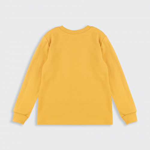 Пижама детская Bembi 6 - 11 лет Интерлок Охра/Черный ПЖ53