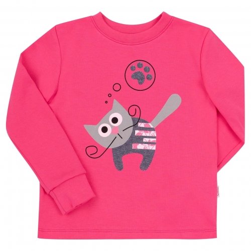 Пижама детская Bembi 1 - 1,5 лет Интерлок Серый/Розовый ПЖ53